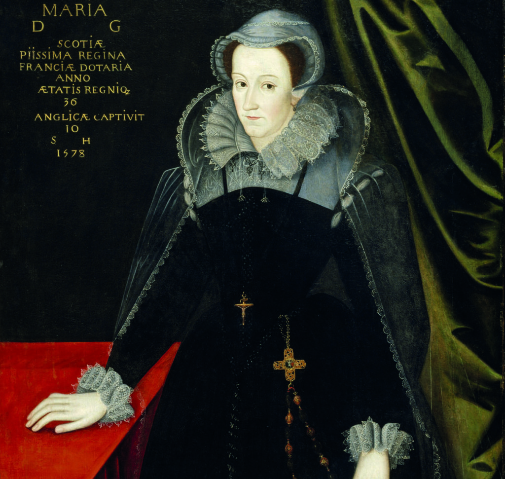 Portrait of Mary, Queen of Scots by an unknown artist.